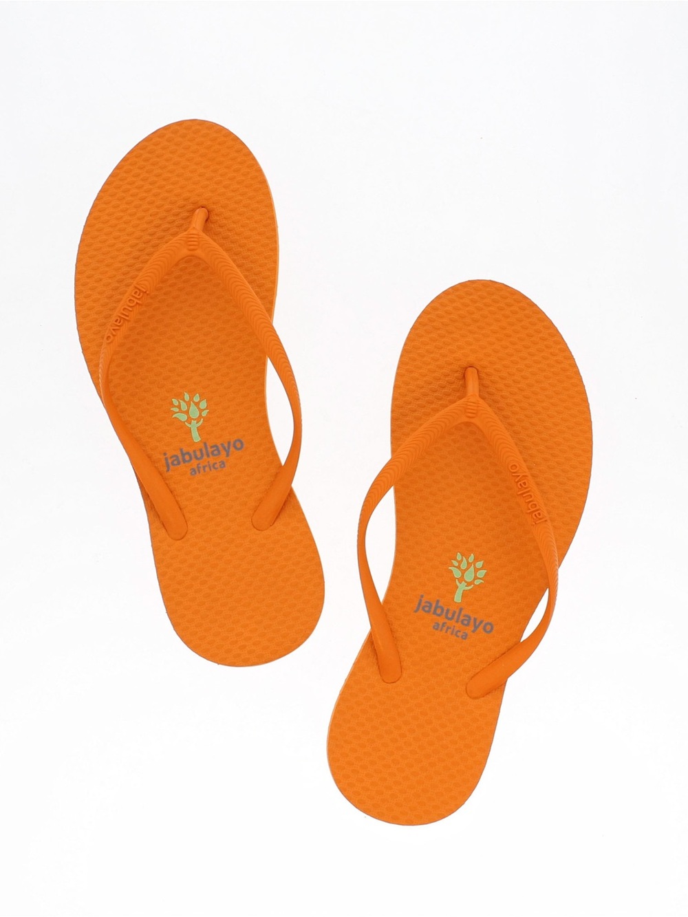 Jabulayo Orange Sandals | Women’s | Brand New | Natural Rubber